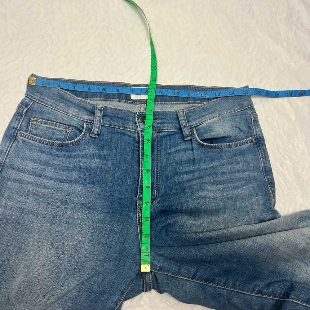 🎁 Hudson Natalie Midrise Slim Boyfriend Crop Jeans 27 Women’s Blue - Picture 4 of 9